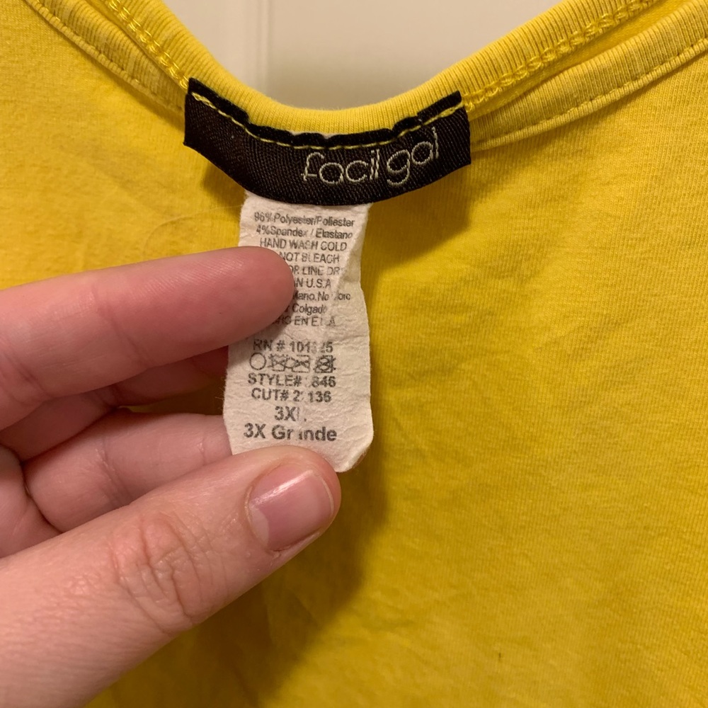 Yellow Stetchy Dress - Picture 2 of 2